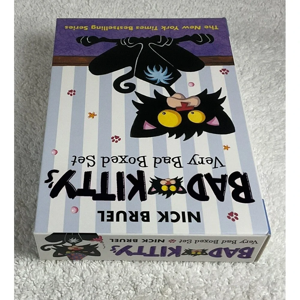 Bad Kitty's‎ Very Bad Boxed Set Nick Bruel (3)-Uncle Murray;Bath;Happy Bday EUC